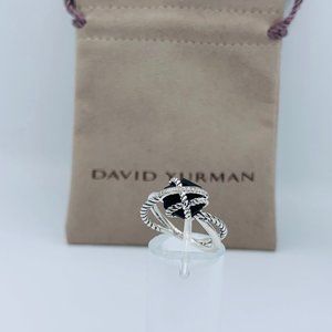 David Yurman Cable Wrap Ring with Oynx